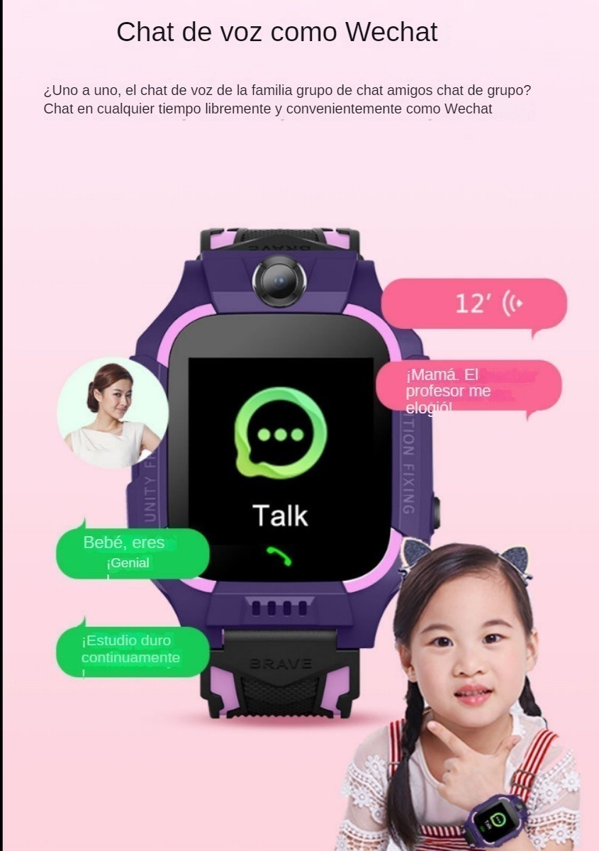 Smartwatch Infantil Com Câmera Rotativa Permeável - Imagem 11