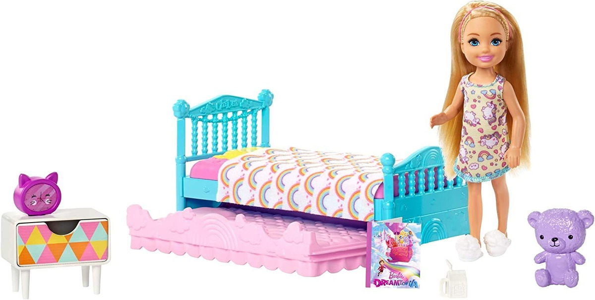 Boneca Loira De 6 Polegadas Barbie Club Chelsea Toy