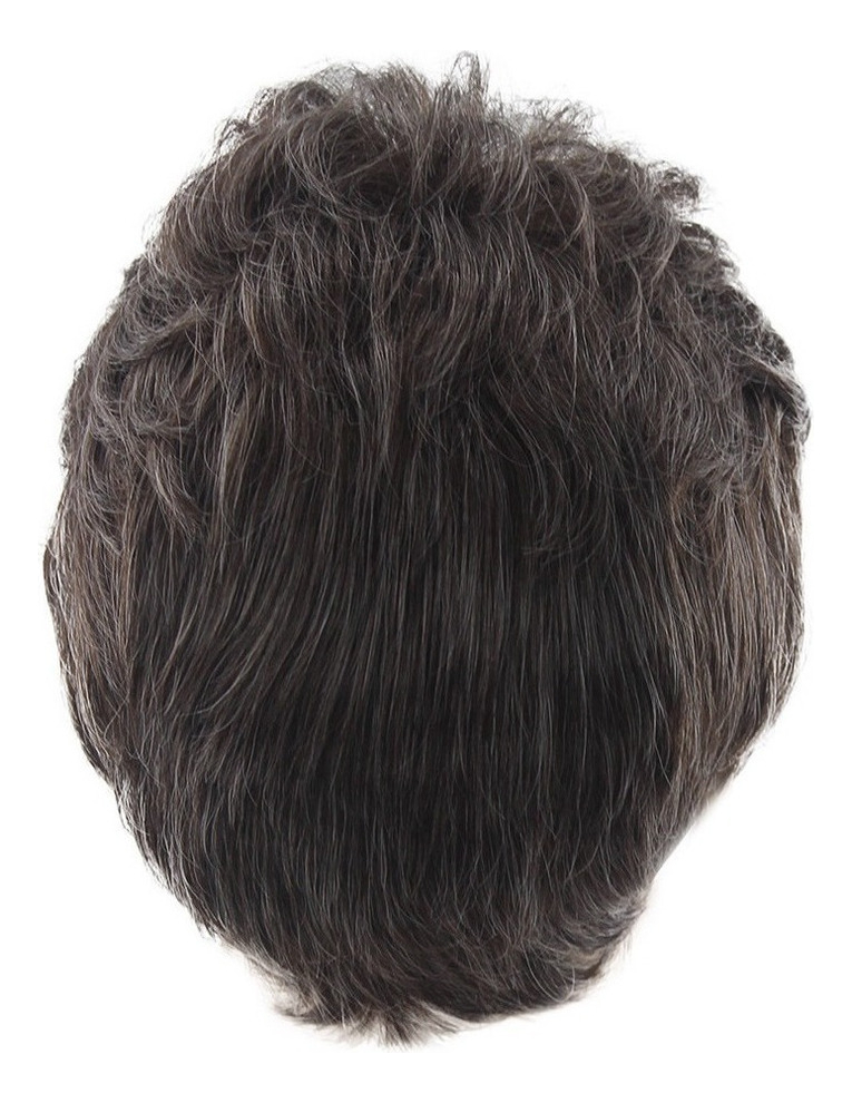 Perucas Curtas Marrons Masculinas B - Imagem 6