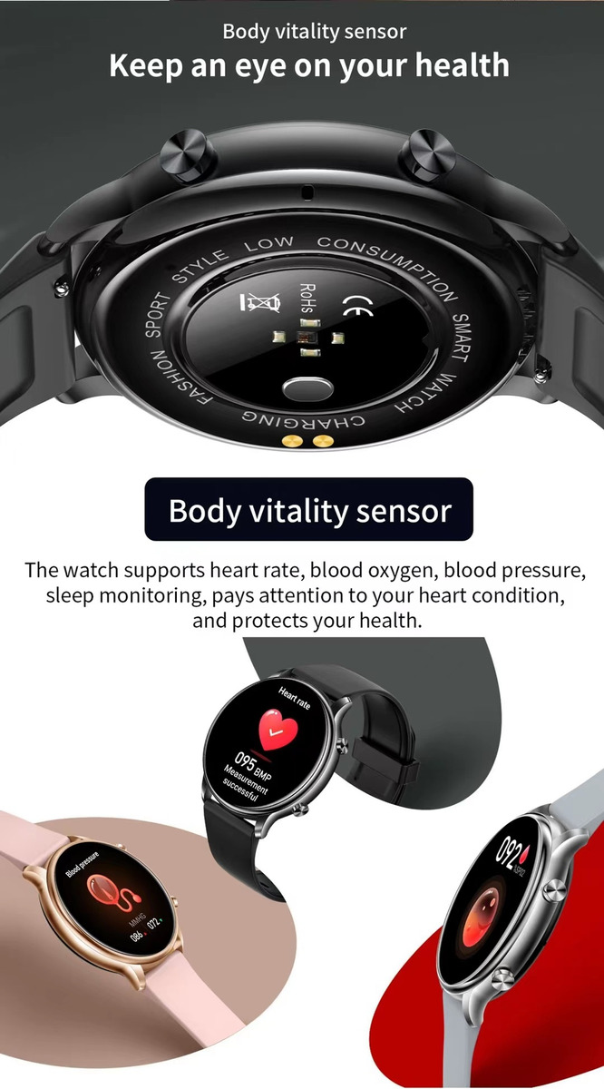 Para Xiaomi Huawei Smartwatch Para Mulheres Ultrafino - Imagem 8
