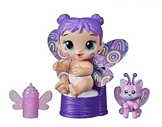 Boneca Baby Alive Glo Pixies Minis Arco-íris De Ameixa