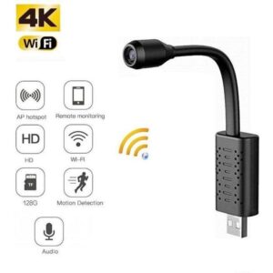 Mini Usb Micro Camera Ip Espiã Wifi Full Hd Super Secreta