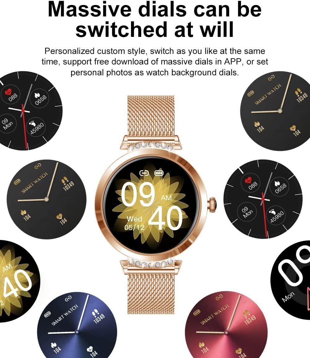 Rastreador De Atividades Esportivas Femininas Smart Watch - Imagem 4