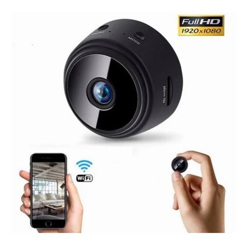 Mini Camera Ip Espiã Wifi A9 Magnética Bateria Portatil