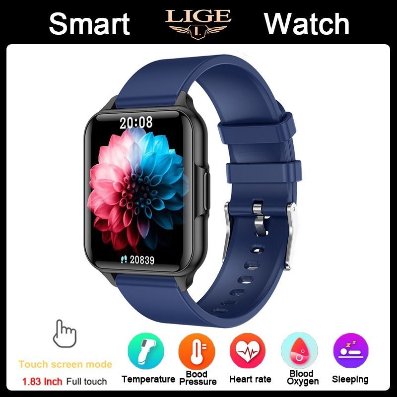 Sport Bluetooth Smartwatch Homens Mulheres Relógio De Temper - Imagem 35