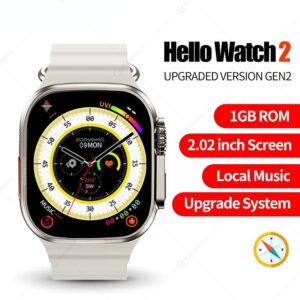 Relógio Inteligente Hello Watch 2 Ultra Série 8 Nfc Compass