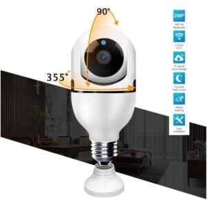Lazhu Câmera Lampada Espia Câmera Intelbras Câmera Wifi