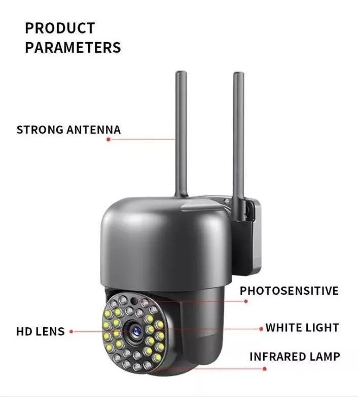 Câmera De Vigilância Colorida Hd Smart Wifi Diaylt0044ylt004 - Imagem 10