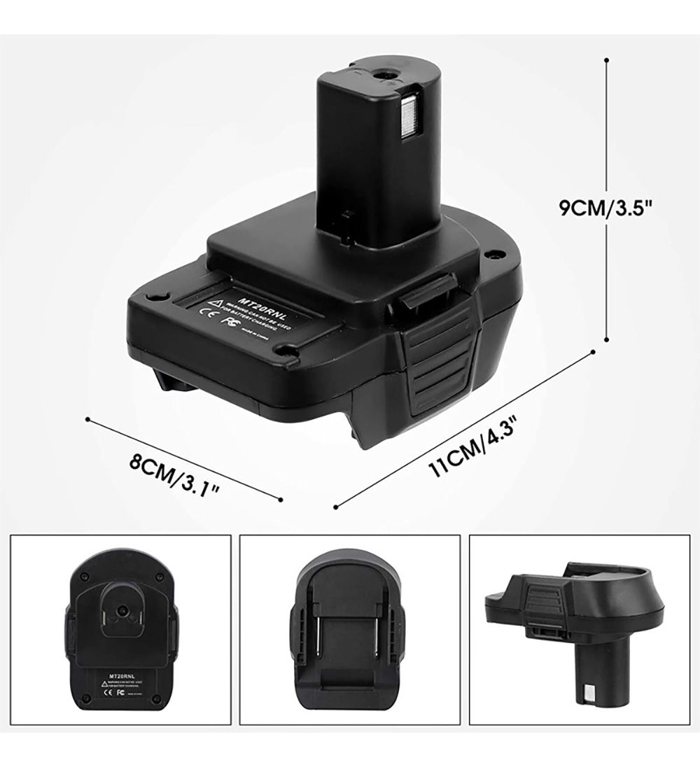 De Makita A Ryobi A Makita Para Bateria De Adaptador Ry - Imagem 2