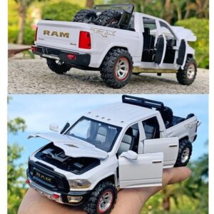 Carros De Metal Em Miniatura Dodge Ram Trx Abre Portas Coleç