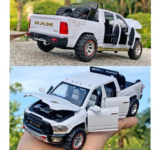 Carros De Metal Em Miniatura Dodge Ram Trx Abre Portas Coleç