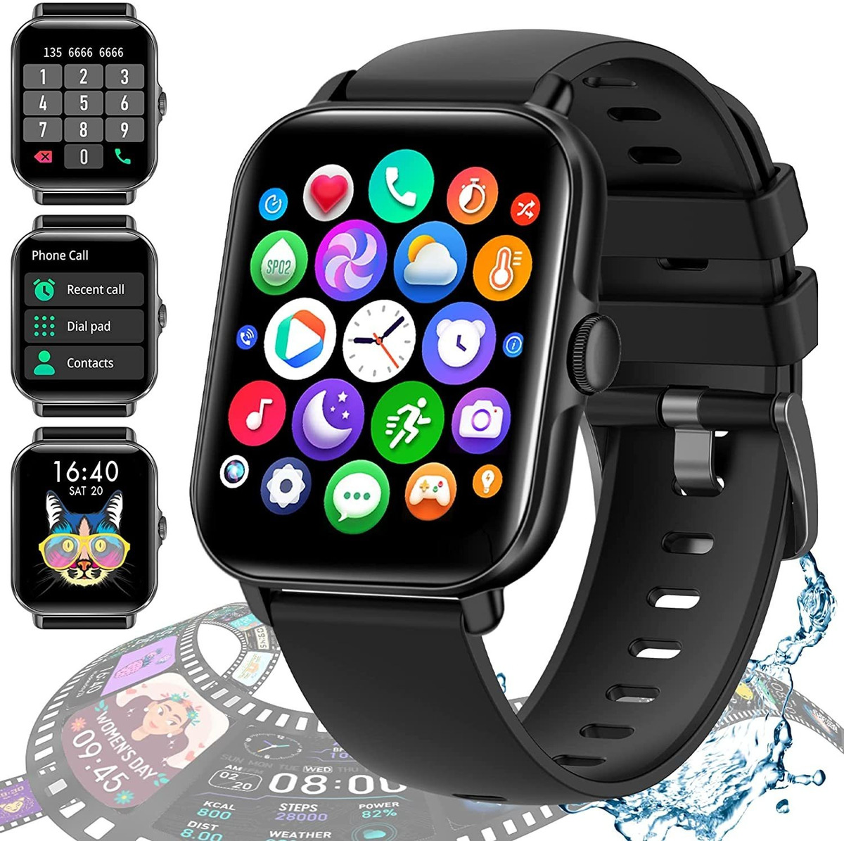 Smartwatch Relógio Fitness Para Android Ios Telefon