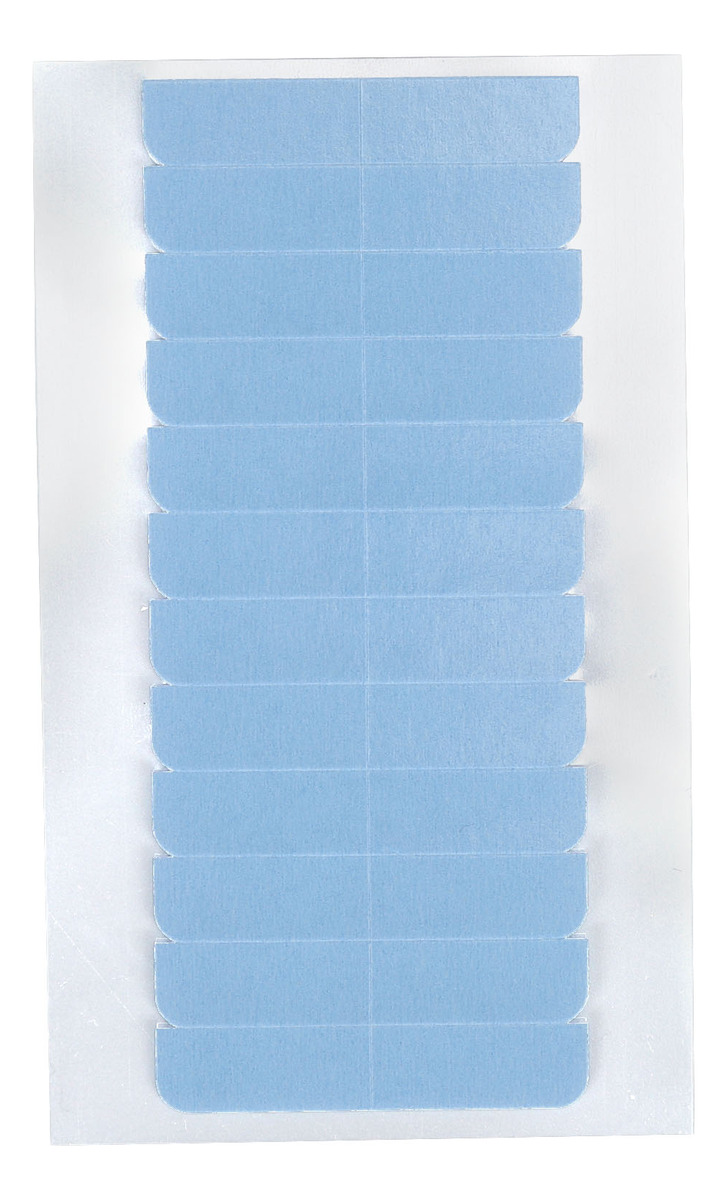 Peruca De 5 Folhas, Fita Adesiva Dupla Face, Azul, Impermeáv - Imagem 4