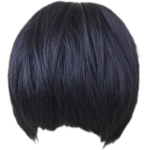 Curto Bob Black Straight 100% Cabelo Humano Real Perucas E