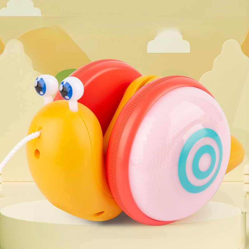 Brinquedo De Caracol De Corda Infantil Com Luz E Música - Imagem 3