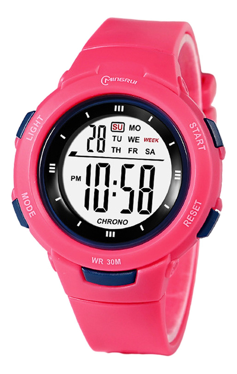 Meninos Girls Digital Watch Electro Impermeável Ao Ar Livre - Imagem 53