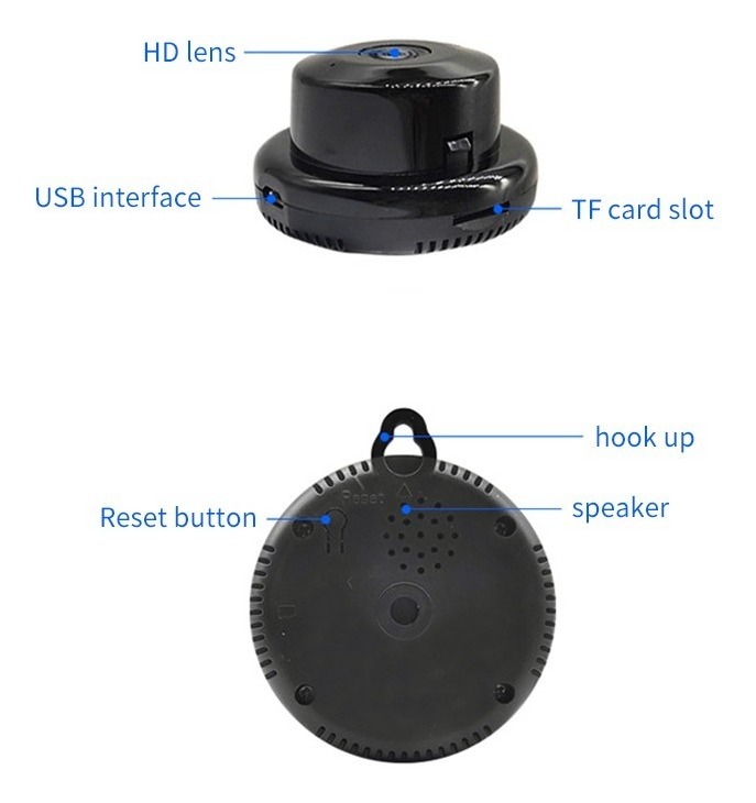 Mini Câmera De Segurança Espiam Wifi Externa Interna Hd - Imagem 3