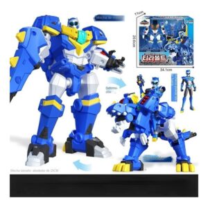 Brinquedo Mini Agente Super Dinosaur Force 2 Mecha Warrior B