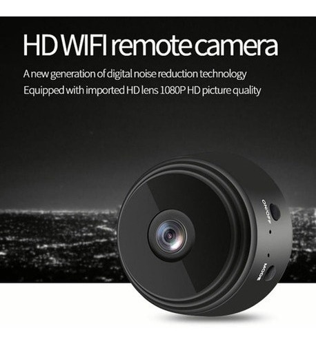 2x Câmera Espiã Miniatura Hd Wifi 1080p Com Visão Noturna