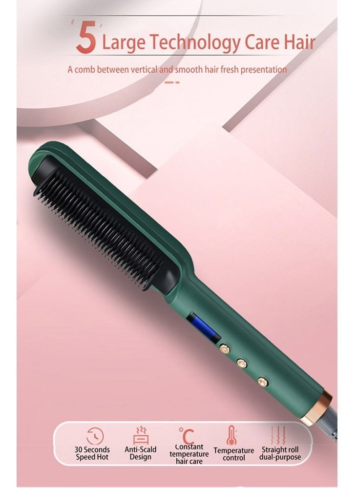 New Hair Straightener Comb Escova De Cabelo Cerâmica De Turm - Imagem 4