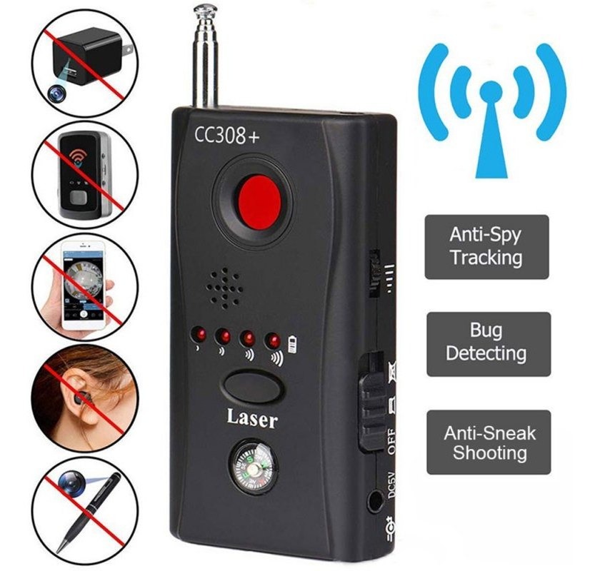 Detector Antispyware Gsm Câmera Lente
