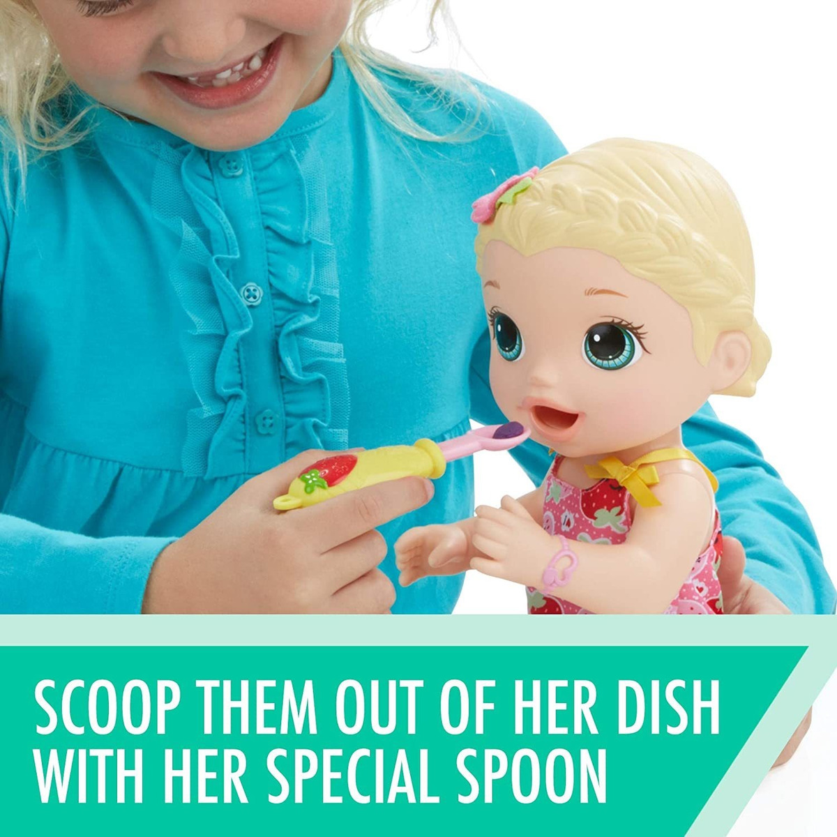 Lanche Baby Alive Super Snackin Lily Loira Amazon - Imagem 4