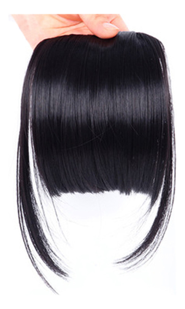 Peruca French Air Bangs, Cabelo Falso Invisível, Natural, Me