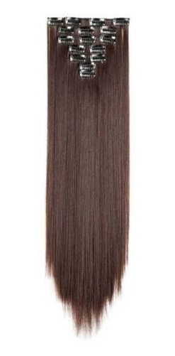 7 Conjuntos De Perucas Femininas De Cabelo Comprido - Imagem 12