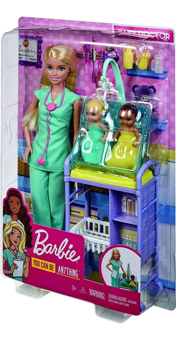 Barbie baby sales doctor playset