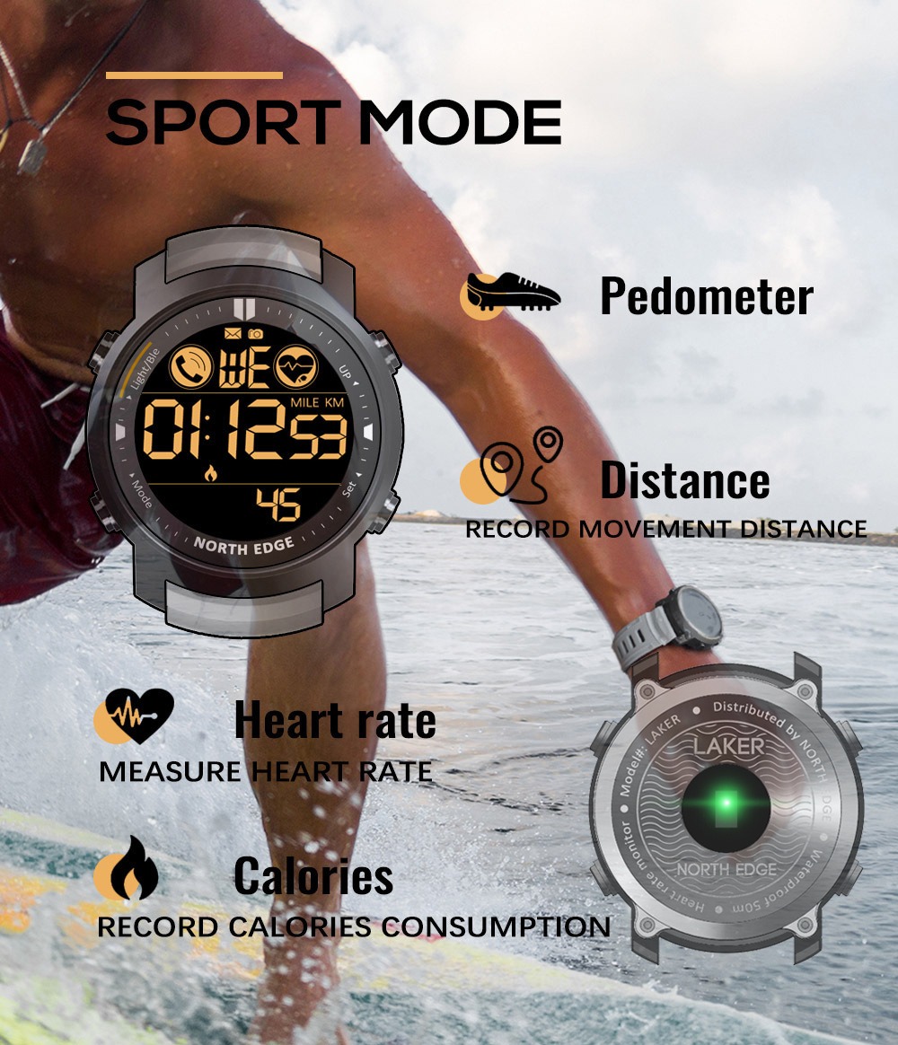 Smartwatch Natação Prova D'água Frequência Cardíaca - Imagem 10