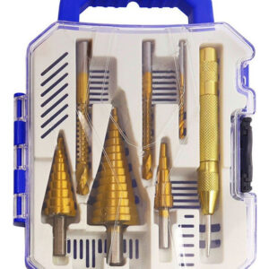 Conjunto De Furadeira Espiral Groove Step De 7 Peças