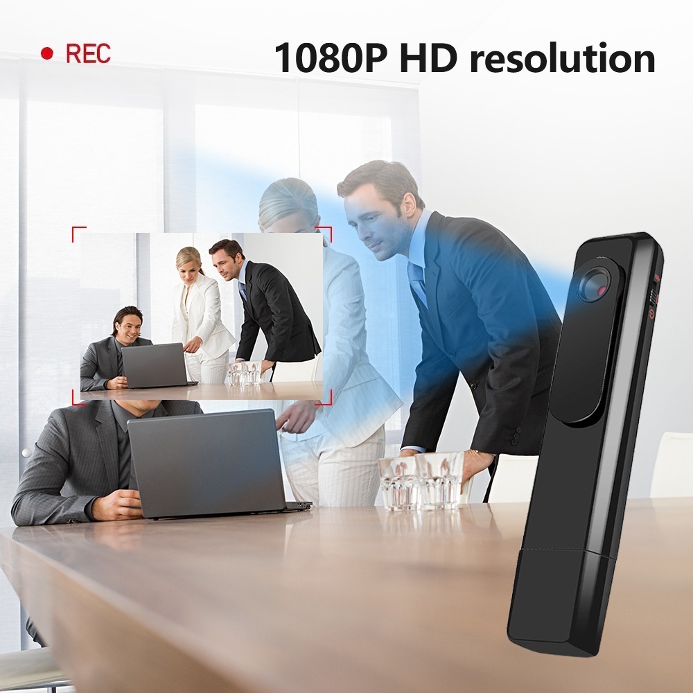 Gravação De Vídeo Portátil Mini 1080p T008 Pocket Camera Hd - Imagem 6