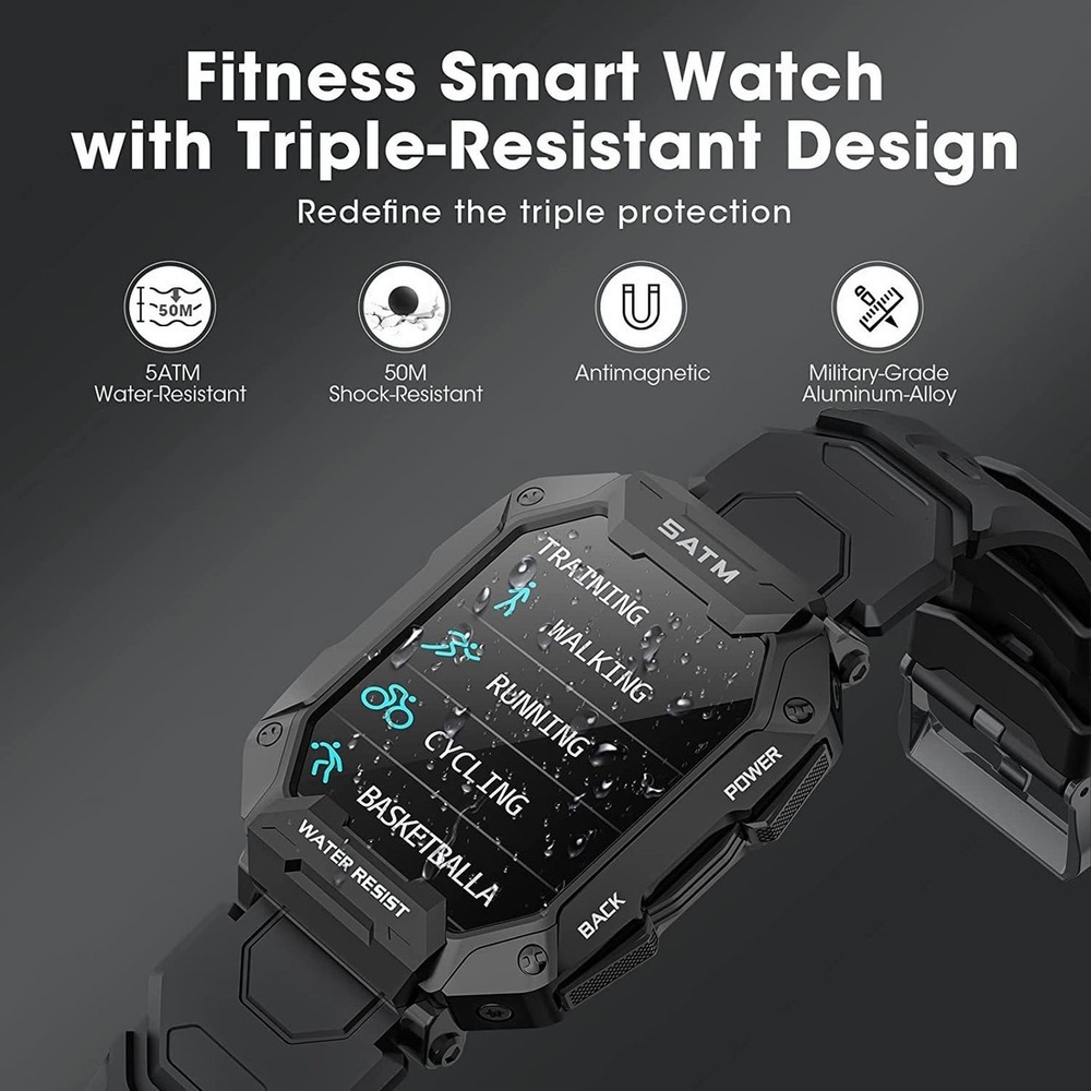 Smartwatch Esportivo Ao Ar Livre Para Homens - Imagem 12