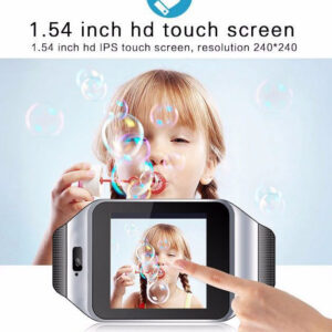 Digital Relógio De Pulso Com Câmera A Tela Sensível Toque