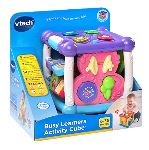 Cubo De Atividades De Aprendizes Ocupados Da Vtech, Roxo - Imagem 8