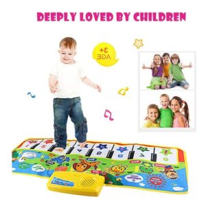 Tapete De Teclado De Pé Para Piano Infantil Imp Musical Floo