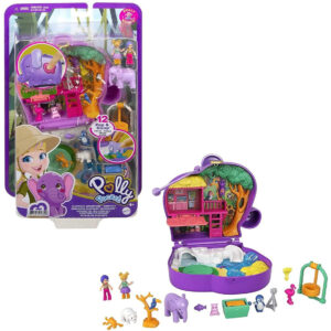 Tema De Animal Compacto Polly Pocket Elephant Adventure Com