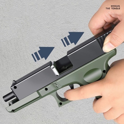 Arma Brinquedo Infantil Same Glock Soft Bullet Gun - Imagem 4