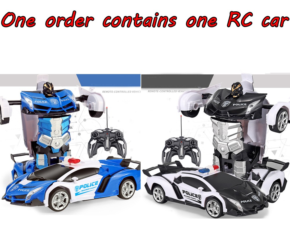 Brinquedo De Transformação Remota De Carro Robô De Controle - Imagem 2