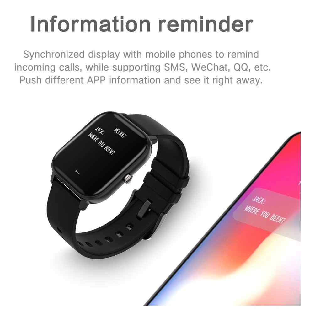 Full Touch 1.4 Inch Smart Watch Pressão Arterial Smartwatch - Imagem 7