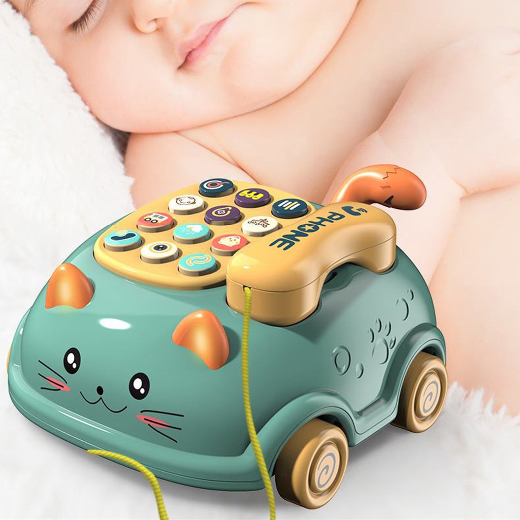 Crianças Telefone Brinquedo Educação Infantil Música Educaçã - Imagem 4