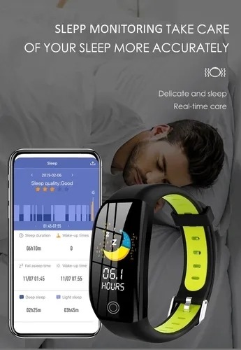 Pulseira Inteligente Gps F21 Fitness Tracker 1,14 Pulseira - Imagem 7