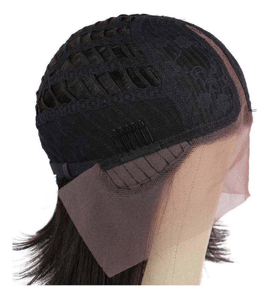 Peruca Cabelo Humano Curto Bob Lisa 25cm - Imagem 6