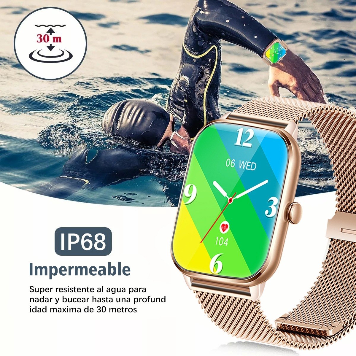 1.9 Relógio Inteligente Masculino Smartwatch Masculino Llama - Imagem 15