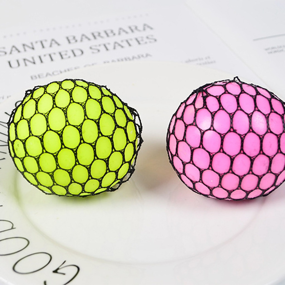 Bolas De Uva Squishy De Malha Anti-stress Squeeze Balls Reli - Imagem 7