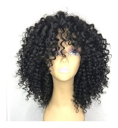 Vestir Peruca De Festa Feminina Cabelo Curto Encaracolado