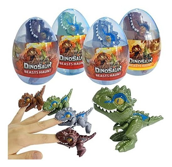 Xinge 4pack Ovos De Dinossauro Mordendo Tiranossauro Mão