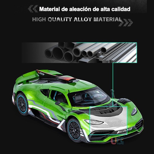 Carro Miniatural Benz Amg One Com Som E Luzes 1/24 - Imagem 3