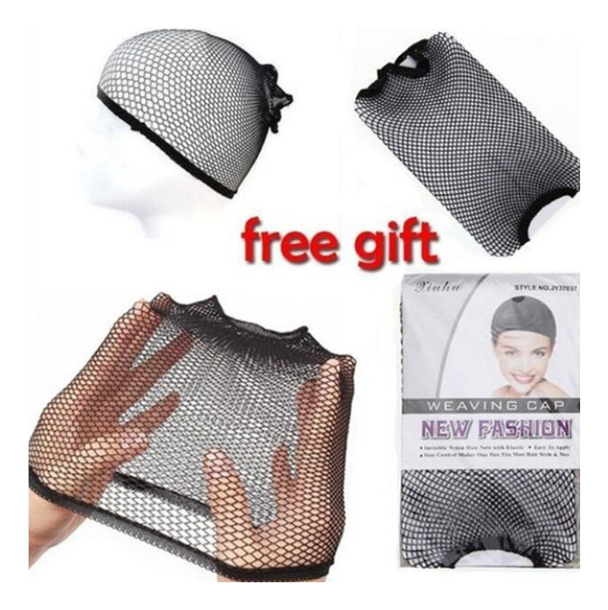 Peruca Feminina Cabelo Sintético Cinza Peruca De Onda De Cab - Imagem 5