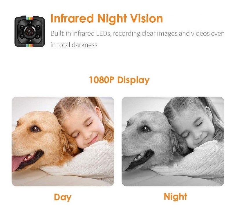 Câmera Hd Night Vision Para Esportes Ao Ar Livre 1080p - Imagem 6
